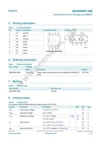 BUK9K8R7-40EX Datasheet Page 2