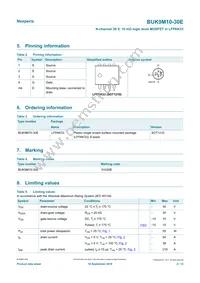 BUK9M10-30EX Datasheet Page 2