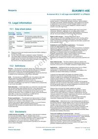 BUK9M11-40EX Datasheet Page 11