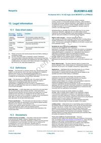 BUK9M14-40EX Datasheet Page 11