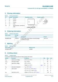 BUK9M23-80EX Datasheet Page 2