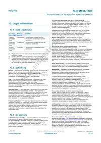 BUK9M34-100EX Datasheet Page 11