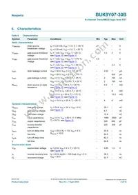 BUK9Y07-30B Datasheet Page 6