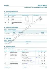 BUK9Y11-80EX Datasheet Page 2