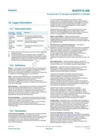 BUK9Y12-40E Datasheet Page 11