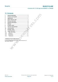 BUK9Y12-40E Datasheet Page 13