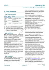 BUK9Y15-100E Datasheet Page 11