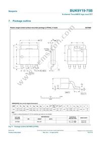 BUK9Y19-75B Datasheet Page 10