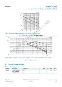 BUK9Y21-40E Datasheet Page 4