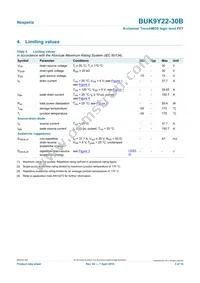 BUK9Y22-30B Datasheet Page 3