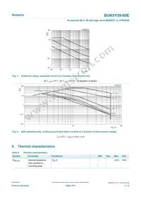 BUK9Y59-60E Datasheet Page 4