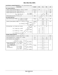 BUL146G Datasheet Page 2