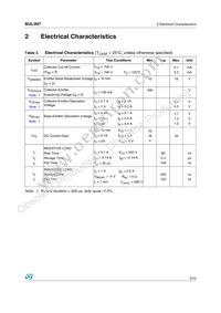BUL3N7 Datasheet Page 3