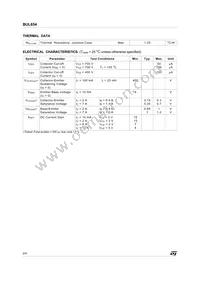 BUL654 Datasheet Page 2