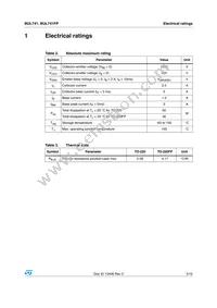 BUL741FP Datasheet Page 3