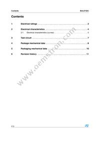 BULD742CT4 Datasheet Page 2