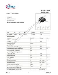 BUZ32 E3045A Datasheet Cover