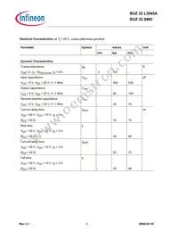 BUZ32 E3045A Datasheet Page 3