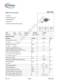 BUZ73AL Datasheet Cover