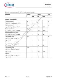 BUZ73AL Datasheet Page 3