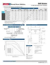 BWR-15/500-D5A-C Datasheet Page 2