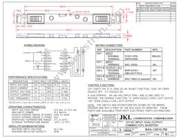 BXA-12610-7M Datasheet Cover