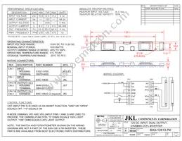 BXA-12613-7M Datasheet Cover
