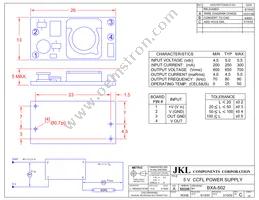 BXA-502 Datasheet Cover