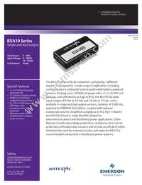 BXA10-48S05J Datasheet Cover