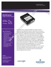 BXA30-48D05-FJ Datasheet Cover