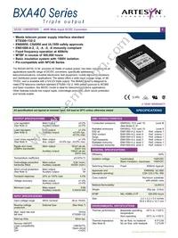 BXA40-48T05-12-M Datasheet Cover