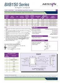 BXB150-48S12FHT Datasheet Page 2