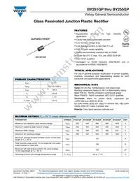 BY255GP-E3/73 Datasheet Cover