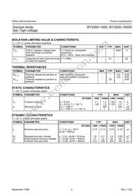 BY329X-1500 Datasheet Page 2