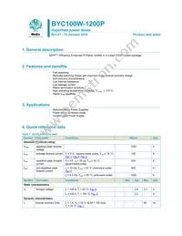 BYC100W-1200PQ Datasheet Cover