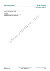 BYC20-600 Datasheet Page 9