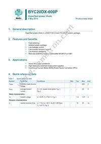 BYC20DX-600PQ Datasheet Cover