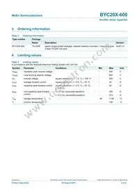 BYC20X-600 Datasheet Page 2