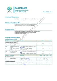 BYC5D-500 Datasheet Cover