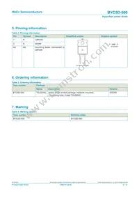 BYC5D-500 Datasheet Page 2
