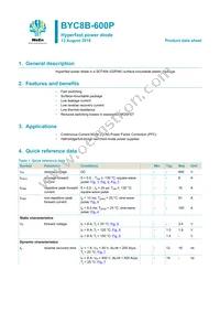 BYC8B-600PJ Datasheet Cover