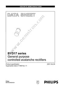 BYD17K Datasheet Cover