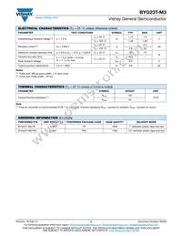 BYG23T-M3/TR3 Datasheet Page 2