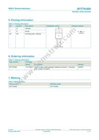 BYT79-600 Datasheet Page 2