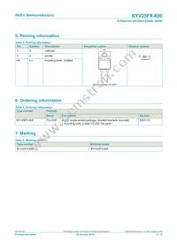 BYV25FX-600 Datasheet Page 2