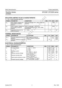 BYV29X-500 Datasheet Page 3