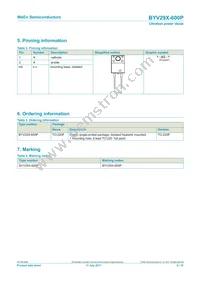 BYV29X-600PQ Datasheet Page 2