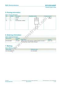 BYV30X-600PQ Datasheet Page 2
