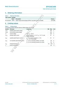 BYV34G-600 Datasheet Page 2