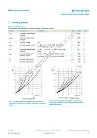 BYV410X-600 Datasheet Page 3